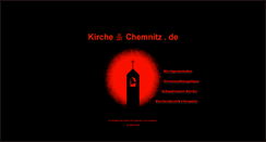 Desktop Screenshot of kirche-chemnitz.de